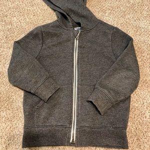 4T hooded sweatshirt jacket. Old Navy heather gray